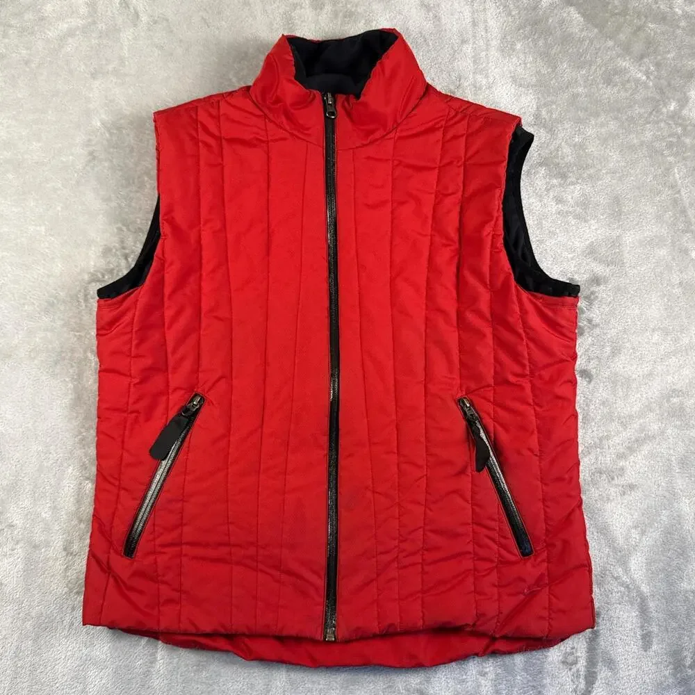 Vintage y2k Nike Red womens Lightweight Puffer Vest Size Medium
